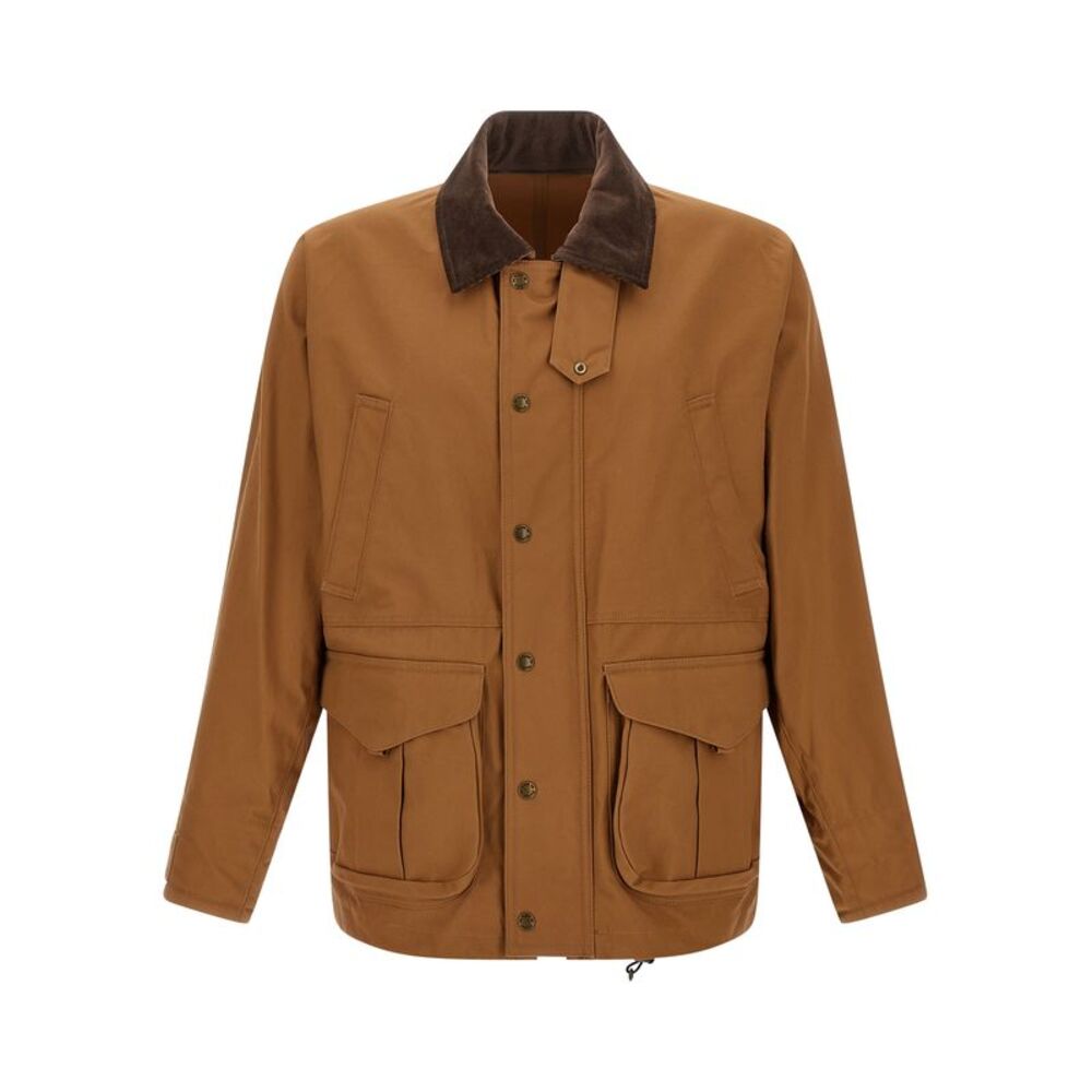 Junya Watanabe Brown Cotton Shell Men's Jacket